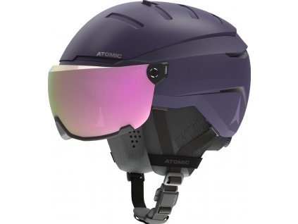 atomic savor gt amid visor hd purple l 59 63 cm