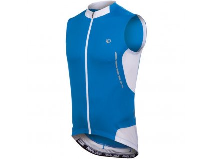 Cyklistický dres Pearl izumi ELITE SL JERSEY - true blue / white (veľkosť S)