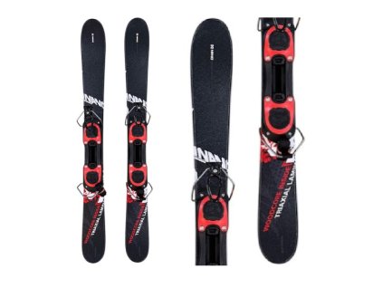 Zjazdové lyže Nano SNOWBLADE, Black/Red (dĺžka 100)