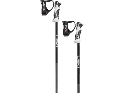 Lyžiarske palice LEKI BOLD LITE S Junior, Dark anthracite/black/white (dĺžka 115)