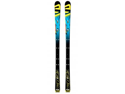 Zjazdové lyže Salomon LAB X-RACE GS JR PwlZ, black / blue, 15/16 (dĺžka lyže 152)