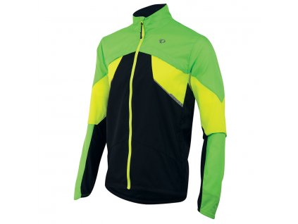 Cyklistická bunda Pearl izumi FLY Green / Black / Yellow (veľkosť M)