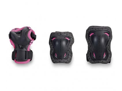 Inline chrániče Rollerblade BLADEGEAR JR 3 PACK, Pink (varianta XS)