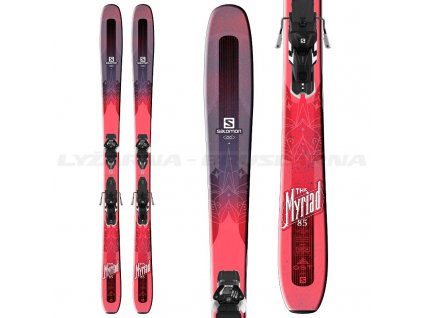 Salomon QST Myriad 85 W + viazanie Warden MNC 13 17/18 - Testované (dĺžka lyže 169)