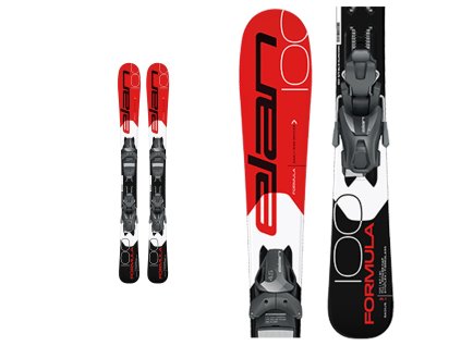 Zjazdové lyže Elan FORMULA JR red + viazanie EL 7,5 18/19 (dĺžka lyže 150)