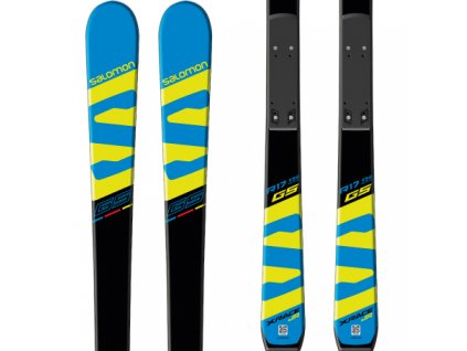 Zjazdové lyže Salomon X-RACE JR GS + viazanie L10 17/18 - Testované (dĺžka lyže 138)