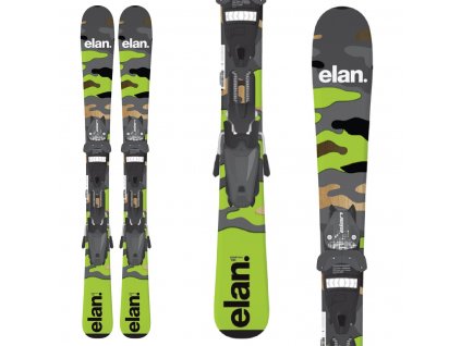 Elan PINBALL CAMO QS + viazanie EL 7.5 19/20 (dĺžka lyže 130)
