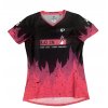 Pearl Izumi W MTB LTD LAUNCH JERSEY - Black / Purple / Pink (veľkosť S)