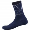 Shimano Original Tall Socks navy white line (Ponožky vel. EUR Ľ/XL 45-48)