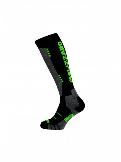 Ponožky Blizzard Wool Sport black/green