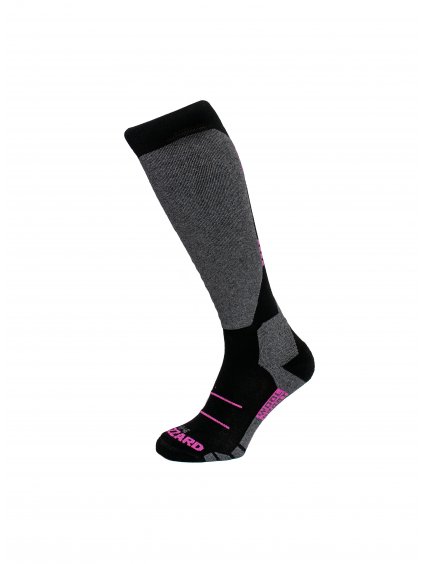 Ponožky Blizzard Wool Sport black/pink