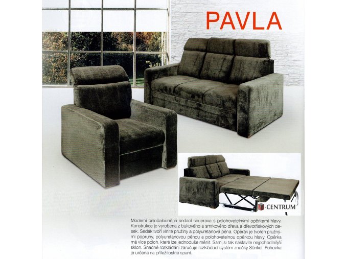 Pavla s křeslem