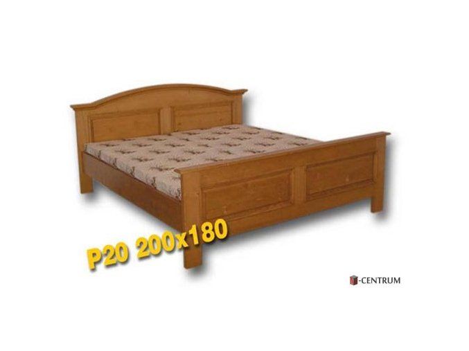 5907 drevena postel dvouluzko klaudie p20