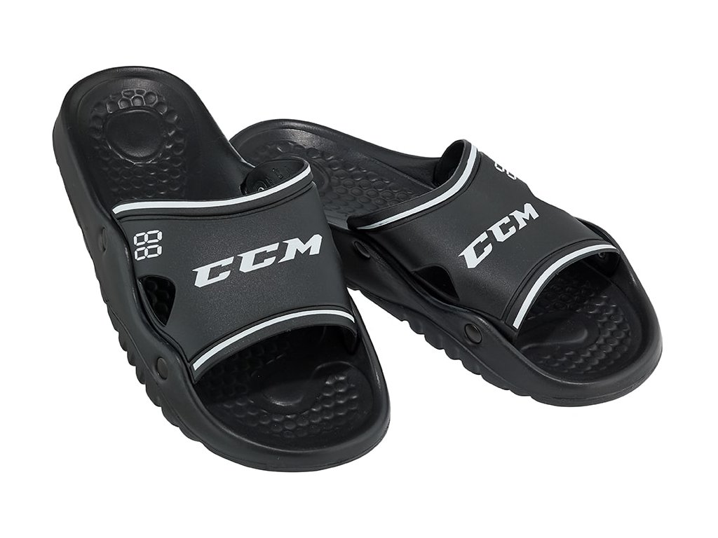 1196 1 pantofle ccm shower sandal black vel eur 36