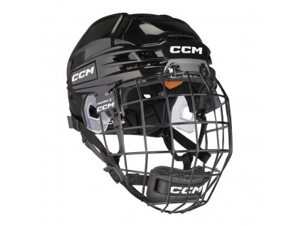 Hokejová helma CCM Tacks 720 SR black (černá) M (combo)