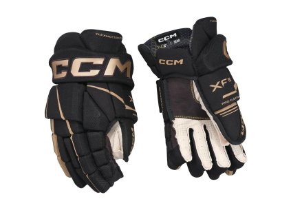 Rukavice CCM HG TACKS XF 80 JR black/gold (černo-zlaté) 10"