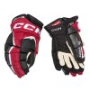 Hokejové rukavice CCM JETSPEED FT6 PRO SR 15" black/white (černo-bílé)