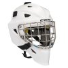 Brankářská maska CCM GF AXIS F5 CCE JR white (bílá)  pohled z boku