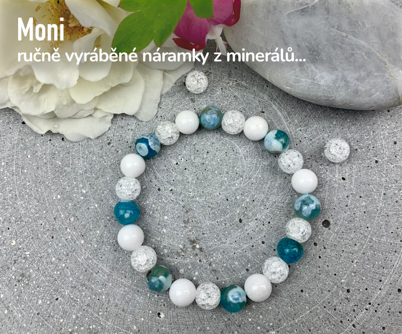 Moni - ručně vyráběné náramky z minerálů