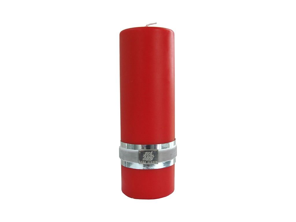Lene Bjerre - svíčka Basic červená 14 cm