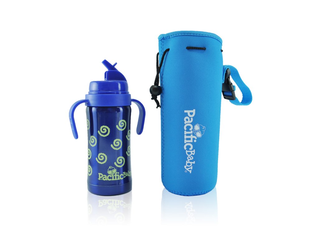Pacific Baby - termoobal + ochrana lahve modrý