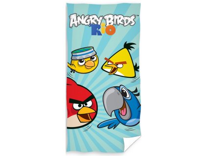 Angry Birds dětská osuška RIO BLUE