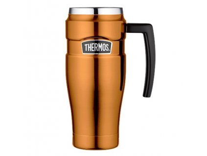 Thermos - nerezový termohrnek s madlem 470 ml měděná