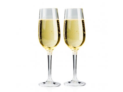 Kempingové skleničky na šampaňské Nesting Champagne Flute Set