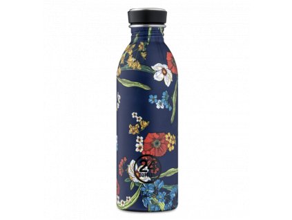 24Bottles - nerezová lahev Urban Bottle 500 ml Denim Bouquet