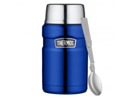 Thermos - termoska na jídlo se lžící 710 ml modrá