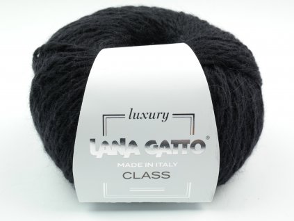 Lana Gatto pletací příze vlna merino angora CLASS černá