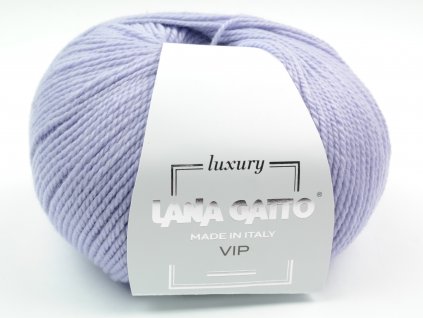 Lana Gatto pletací příze vlna merino kašmír VIP lila