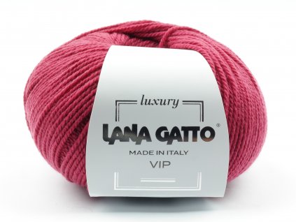 Lana Gatto pletací příze vlna merino kašmír VIP bordó