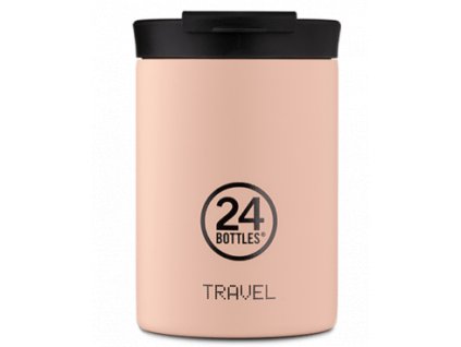 24Bottles nerezový termohrnek Travel Tumbler Dusty Pink 350 ml