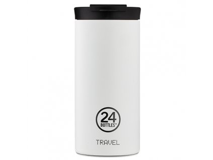 24Bottles nerezový termohrnek Travel Tumbler Ice White 600 ml