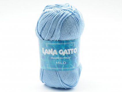 Lana Gatto pletací příze bavlna MILO světle modrá