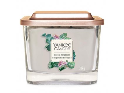 Svíčka ve skleněné váze Yankee Candle, Exotický bergamot, 347 g