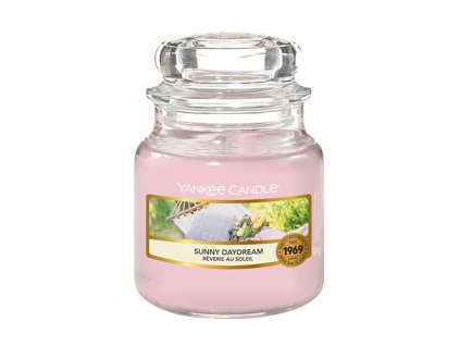 Svíčka ve skleněné dóze Yankee Candle, Snění za slunečného dne, 104 g