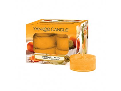 Svíčky čajové Yankee Candle, Calamansi koktejl, 12 ks