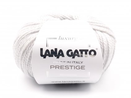 Lana Gatto pletací příze Prestige kašmír světle šedá 12504