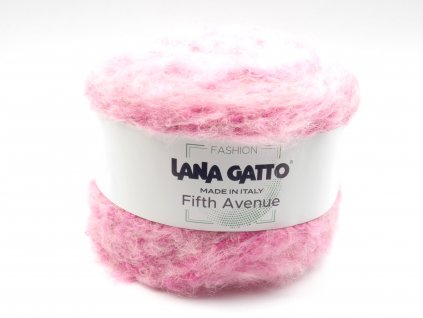 Lana Gatto pletací příze bavlna alpaka FIFTH AVENUE magenta 30127