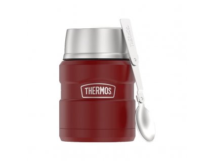 Thermos - termoska na jídlo se lžící 470 ml rustic red