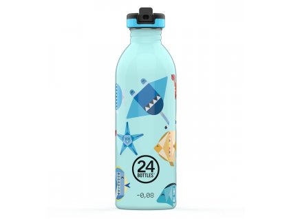24Bottles dětská nerezová lahev Kids Bottle 500 ml Sea Friends