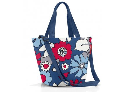Reisenthel taška přes rameno shopper xs florist indigo