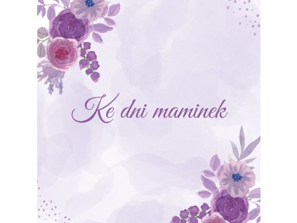 Kartička Ke dni maminek