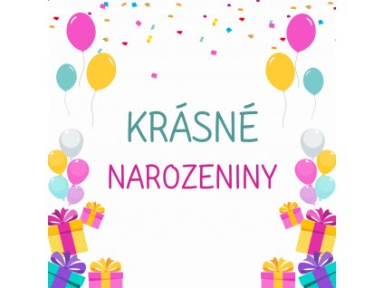 Kartička Krásné narozeniny!