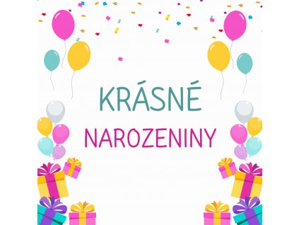 Kartička Krásné narozeniny!