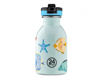 24Bottles dětská nerezová lahev Kids Bottle 250 ml Sea Friends