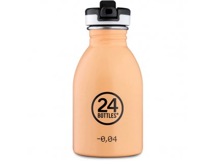 24Bottles dětská nerezová lahev Kids Bottle 250 ml Peach Orange