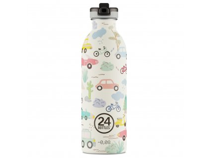 24Bottles dětská nerezová lahev Kids Bottle 500 ml Adventure Friends